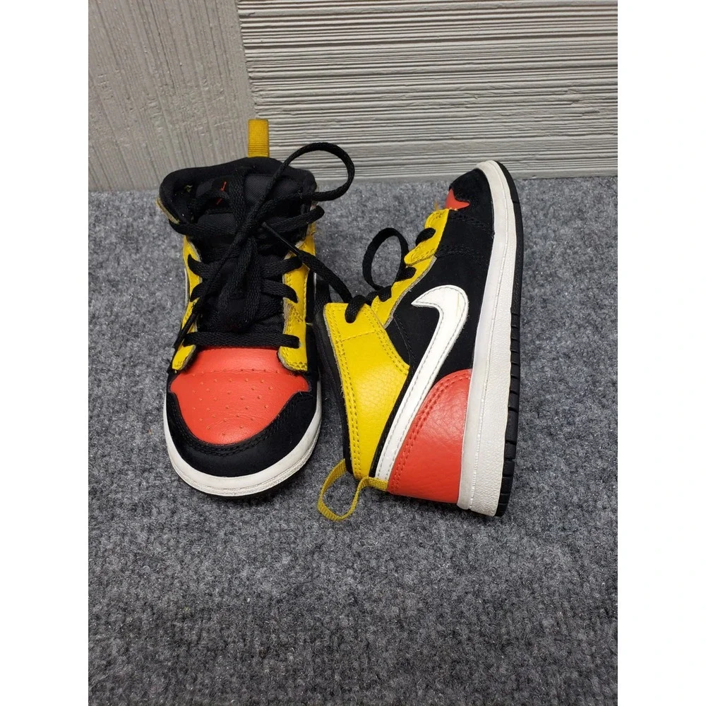 Nike Air Jordan Toddler Sneakers 9C Multicolor Lace Up Round Toe Comfort Casual